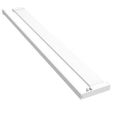 Vidaxl Walkschop für Walk -In -Duschwand 90 cm Aluminium weiß