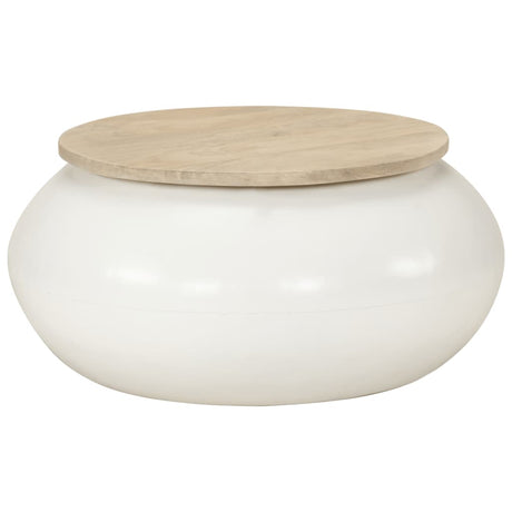 Vidaxl salontafel 51x51x27 cm massief mangohout