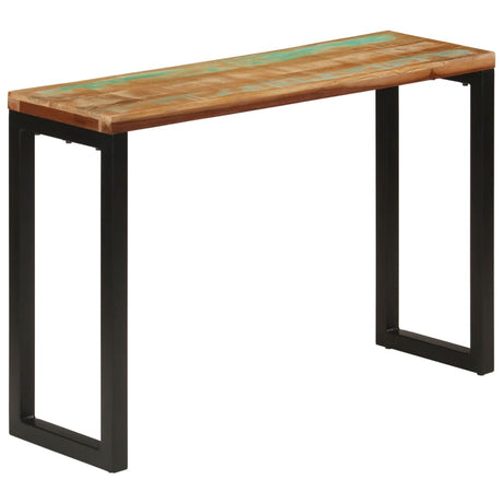Vidaxl wandtafel 110x35x75 cm massief gerecycled hout