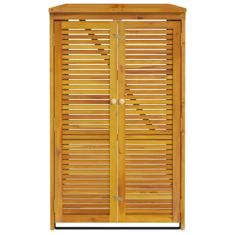Vidaxx Abfallbehälter, einzeln, 70 x 89 x 117 cm, massives Akazienholz