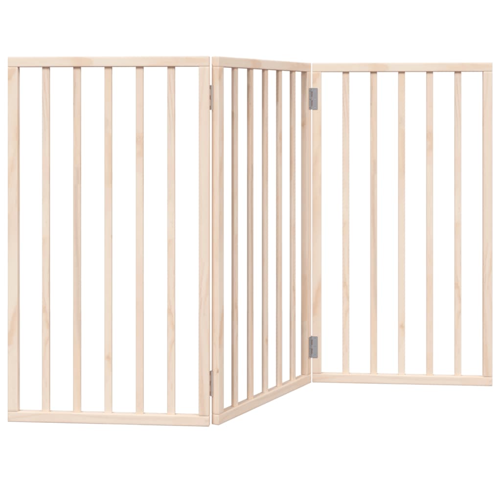 Vidaxx faltbares Hundegitter 3 Paneele 150 cm Pappelholz