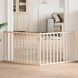 Vidaxx faltbares Hundegitter 2 Paneele 160 cm Pappelholz