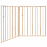 Vidaxx faltbares Hundegitter 2 Paneele 160 cm Pappelholz