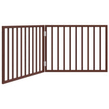 Vidaxx faltbares Hundegitter 2 Paneele 160 cm Pappelholz braun