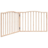 Vidaxx faltbares Hundegitter 2 Paneele 160 cm Pappelholz