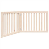 Vidaxx faltbares Hundegitter 2 Paneele 160 cm Pappelholz
