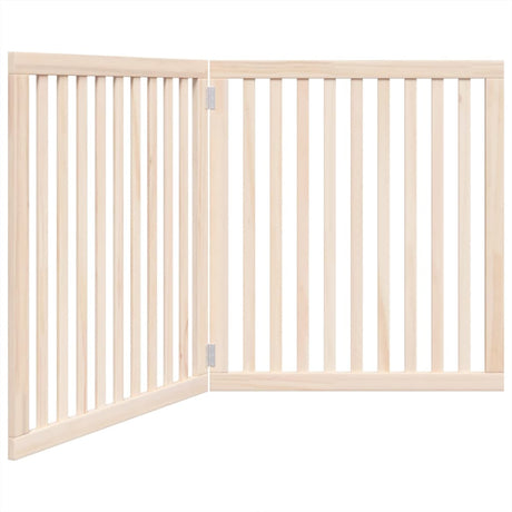 Vidaxx faltbares Hundegitter 2 Paneele 160 cm Pappelholz