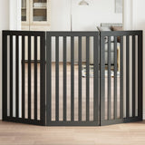 Vidaxx faltbares Hundegitter 3 Paneele 150 cm Pappelholz schwarz