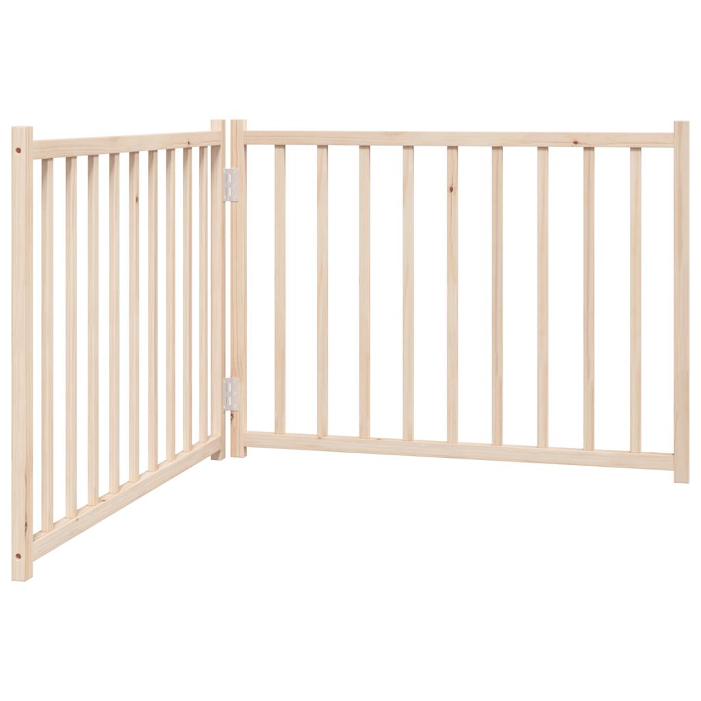 Vidaxl faltbares Hundegitter 2 Paneele 160 cm aus massivem Kiefernholz