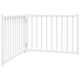 Vidaxl faltbares Hundegitter 2 Paneele 160 cm massives Kiefernholz weiß