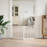 Vidaxl faltbares Hundegitter 2 Paneele 160 cm massives Kiefernholz weiß