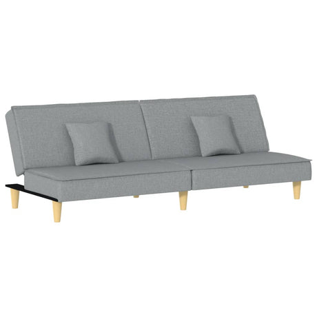 Vidaxl slaapbank stof lichtgrijs