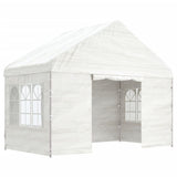 Vidaxx Pavillon mit Dach 4,08x2,23x3,22 m Polyethylen weiß