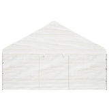 VidaXL Pavillon mit Dach 5,88 x 2,23 x 3,75 m Polyethylen weiß