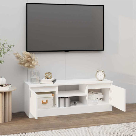 Vidaxl tv-meubel met deur 102x30x36 cm wit