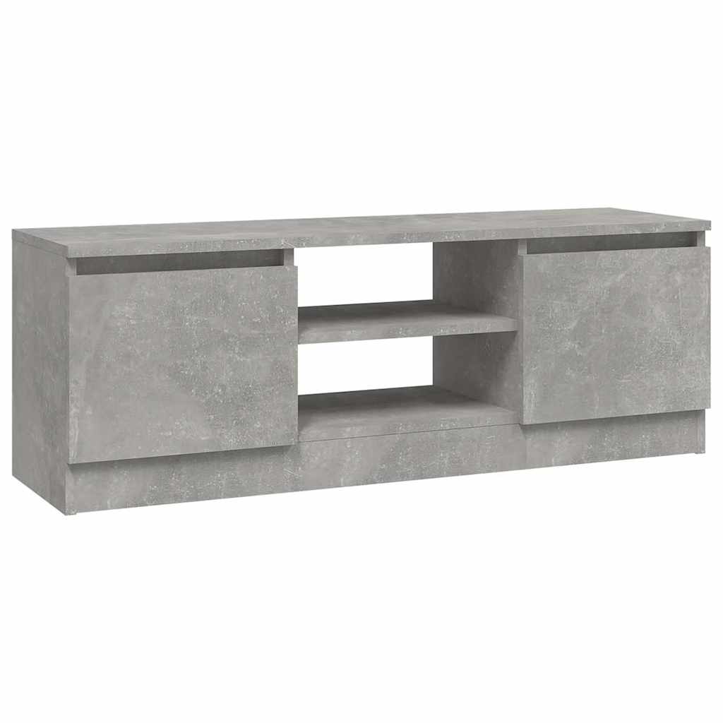 Vidaxl tv-meubel met deur 102x30x36 cm betongrijs