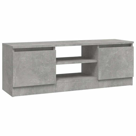 Vidaxl tv-meubel met deur 102x30x36 cm betongrijs