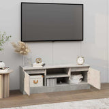 Vidaxl tv-meubel met deur 102x30x36 cm betongrijs