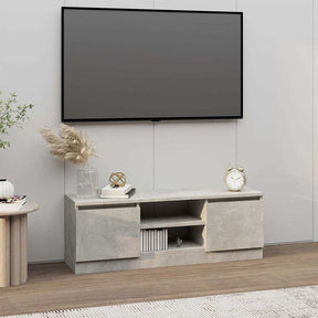 Vidaxl tv-meubel met deur 102x30x36 cm betongrijs