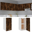 Vidaxl bovenkast lyon 29,5x31x60 cm bewerkt hout gerookt eikenkleurig