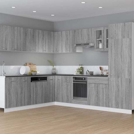 Vidaxl bovenkast lyon 29,5x31x60 cm grijs sonoma eikenkleurig