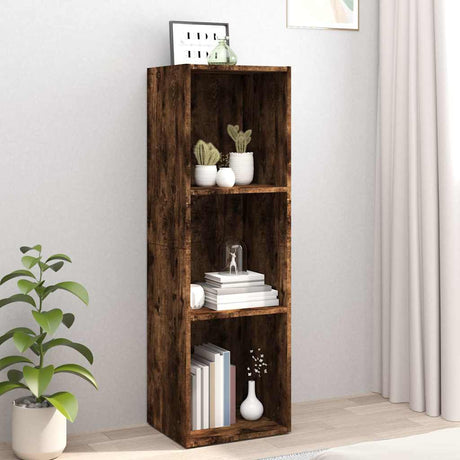 Vidaxl boekenkast tv-meubel 36x30x114 cm bewerkt hout gerookt eiken