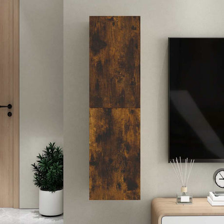 Vidaxl tv-wandmeubel 30,5x30x110 cm gerookt eikenkleurig