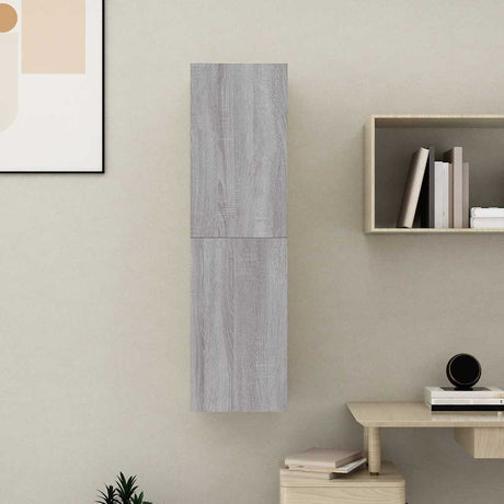 Vidaxl tv-wandmeubel 30,5x30x110 cm grijs sonoma eikenkleurig