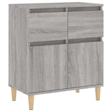 Vidaxl dressoir 60x35x70 cm bewerkt hout grijs sonoma eikenkleurig