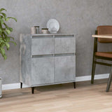 Vidaxl dressoir 60x35x70 cm bewerkt hout betongrijs