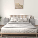 Vidaxl nachtkastjes 2 st 40x35x70 cm betongrijs