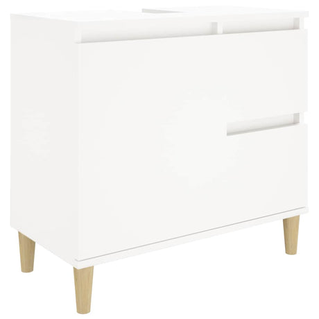 Vidaxl badkamerkast 65x33x60 cm bewerkt hout wit