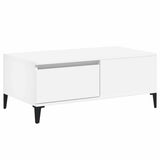 Vidaxl salontafel 90x50x36,5 cm bewerkt hout wit