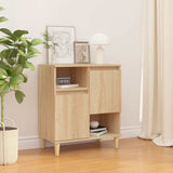 Vidaxl dressoir 60x35x70 cm bewerkt hout sonoma eikenkleurig