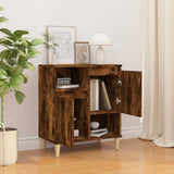 Vidaxl dressoir 60x35x70 cm bewerkt hout gerookt eikenkleurig