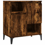 Vidaxl dressoir 60x35x70 cm bewerkt hout gerookt eikenkleurig