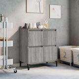 Vidaxl dressoir 60x35x70 cm bewerkt hout grijs sonoma eikenkleurig