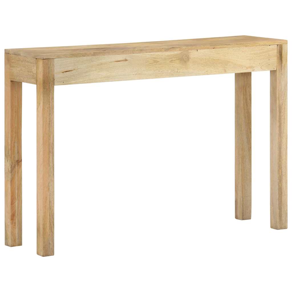 Vidaxl wandtafel 110x30x75 cm massief gebleekt mangohout