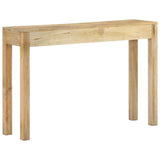 Vidaxl wandtafel 110x30x75 cm massief gebleekt mangohout