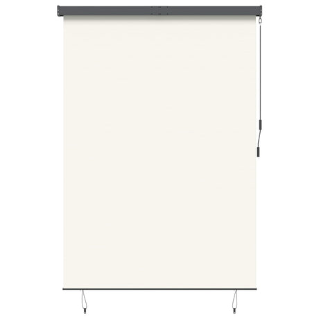 Vidaxl rolgordijn crèmekleurig 180 x 250 cm stof en aluminium