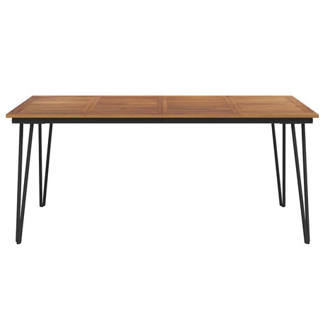 Vidaxl tuintafel met haarspeldpoten 180x90x75 cm massief acaciahout