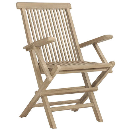 Vidaxl opklapbare stoelen, 2 stuks, grijs, 56x61x89 cm, massief teakhout