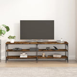 Vidaxl tv-meubel 160x30x50 cm bewerkt hout gerookt eikenkleurig