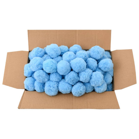 VidaXL Schwimmbadfilterbälle antibakteriell 1400 g Polyethylen blau