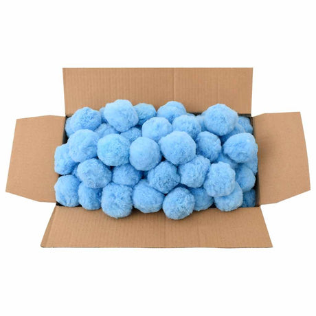 VidaXL Schwimmbadfilterbälle antibakteriell 2100 g Polyethylen blau