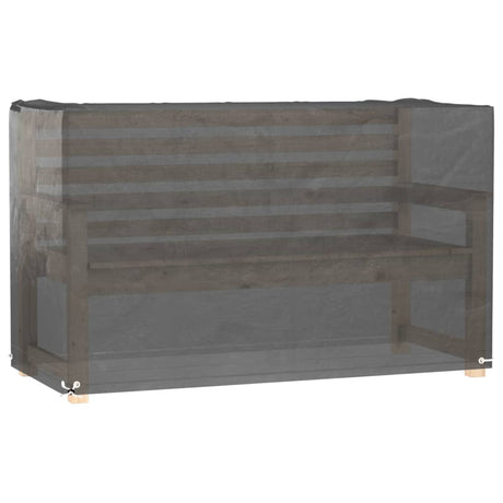 Vidaxl tuinmeubelhoezen 2 st 8 oogjes rechthoekig 125x55x75 cm