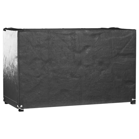 Vidaxl tuinmeubelhoezen 2 st 8 oogjes rechthoekig 125x55x75 cm