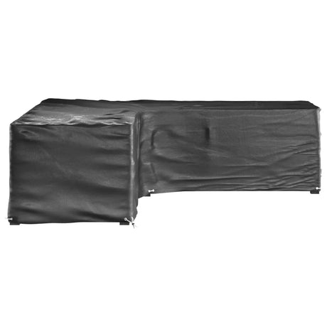 Vidaxl tuinmeubelhoezen l-vormig 2 st 16 oogjes 250x250x70 cm