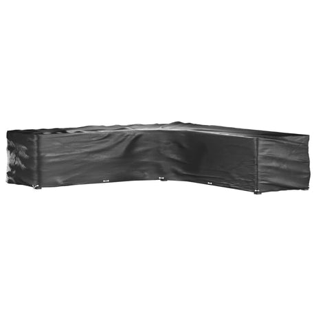 Vidaxl tuinmeubelhoezen l-vormig 2 st 20 oogjes 300x300x70 cm