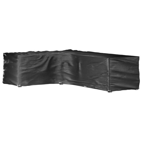 Vidaxl tuinmeubelhoezen l-vormig 2 st 18 oogjes 220x285x80 cm